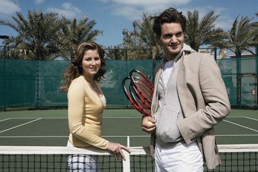 MIRKA I ROGER FEDERER